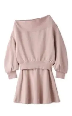 snidel ブローチ付きスウェットセットアップ