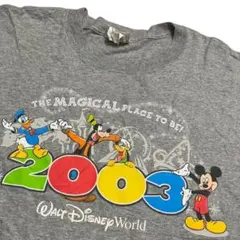 【00S Disney World ディズニーワールド ミッキー Tシャツ】
