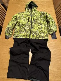 CSB キッズスノーボードウェア グリーン/ブラック 140