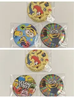 USJ ユニバーサル 缶バッチ　6個セット