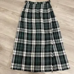 O'NEIL OF DUBLIN チェック柄 プリーツスカートリネン100% 麻のサムネイル