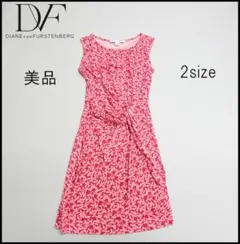 a610【ダイアンフォンファステンバーグ】ワンピース Y2K シルク100%