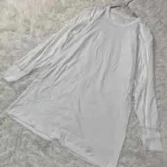 【美品】　グンゼ　長袖Tシャツ　白　LL　大きいサイズ　無地　シンプル　1974