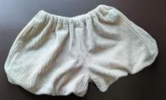 【美品】conoco コーデュロイ バルーンショートパンツ アイボリー 90cm
