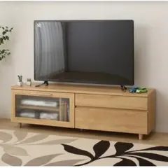 ニトリ 幅150 コパン 150LB LBR 白木 テレビ台 ローボード 北欧