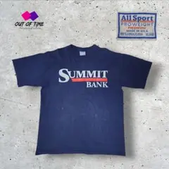 90s USA製 All Sport Tシャツ XL シングルステッチ ネイビー