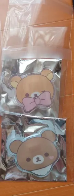 ネオ・リラッくじ アクリルバッチ G賞 リラックマ チャイロイコグマ