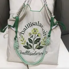 ナイロントート　エコバッグ ホワイト グリーン　新品未使用