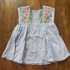 【baby GAP】刺繍ワンピース チュニック90cm・18〜24months