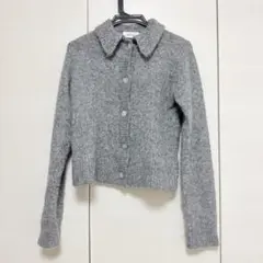 襟付きカーディガン カーディガン