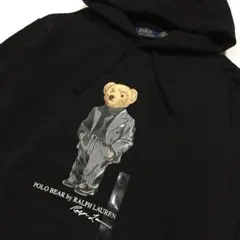 新品 正規 US Ｍ ポロ ラルフローレン ポロベア フリース フーディー