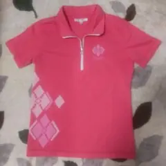 marie claire Mサイズ ピンクポロシャツ