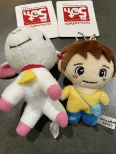 アルプスの少女ハイジ ペーター＆ユキちゃん ぷちマスコット 新品未使用、タグ付き