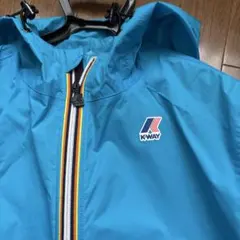 K-WAY 青 ナイロンジャケット M