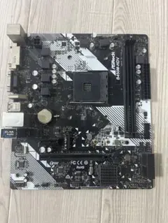 動作未確認　ASRock B450M-HDV マザーボード 本体のサムネイル