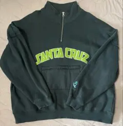 SANTA CRUZ ハーフジップ スウェット