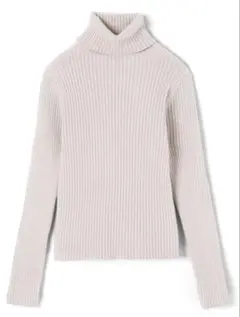 タートルネック　ニット　グレイル