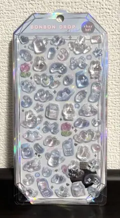 ボンボンドロップシール うさぎ キャラクターグッズ