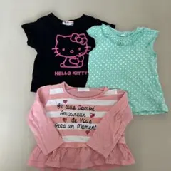 Hello Kitty トップス 3点セット 90
