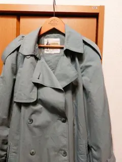 70～80s LONDON FOG トレンチコート　水色　古着