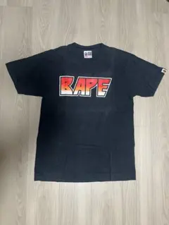 00s A BATHING APE エイプ アップルパロディロゴ Tシャツ 黒 - メルカリ
