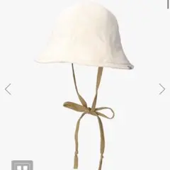 OVERRIDE チューリップハット クリーム色