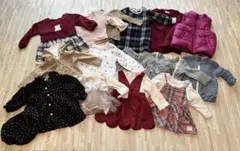 女の子　80-90まとめ売り　15着　セット売り　秋・冬服　幼児