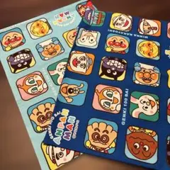 アンパンマン キャラクター生地23×30cm 2枚セット