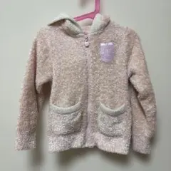 【即購入OK】送料込み！フード付きフリースジャケット ピンク 110cm