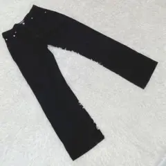 ブラック チノパン