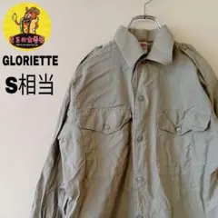 USA古着 GLORIETTE　ネルシャツS相当　グレー