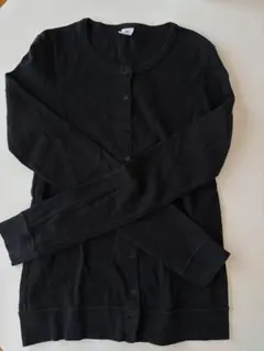 プチバトー　長袖カーディガン 黒