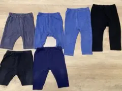 ユニクロ・西松屋80 ズボン6点セット