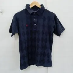 7.13◎S633◎R.NEWBOLD◎ポロシャツ◎ネイビー◎Sのサムネイル