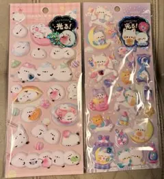 【新品未開封】クーリア正規品　もっちもちシール　シマエナガ、ナイトミャウ