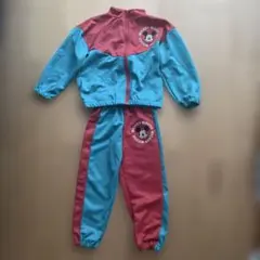 ミッキーマウス ジャージセット 赤/青