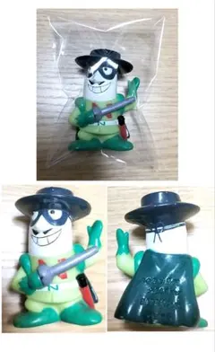 アンパンマン　ソフビ　指人形　年代物　 2001年製　ナガネギマン