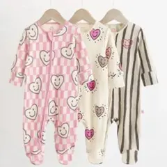 nextベビー　新生児 ユニセックスロンパース 3点セット