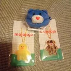 mojojojo　フェイスポーチ・アクリルキーホルダー２種　3個セット
