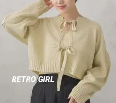 RETRO GIRL ラメニットカーデインナーSET FREE SIZE