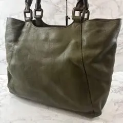 未使用 美品 イタリア製 24AW HIROFU ソーロ 本革 トート バッグ