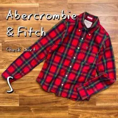 Abercrombie&Fitchアバクロ マッスルフィットチェックBDシャツS