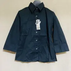 新品　UNIQLO ユニクロ　ストレッチブロードシャツ　LYCRA ブラック