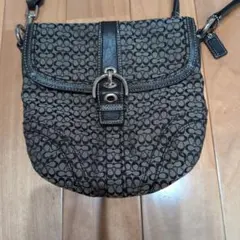 Coach ロゴパターン ショルダーバッグ 中型
