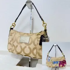 y2k coach 00s signature hand bag