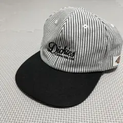 【美品】　Dickies ヒッコリー ストライプ キャップ 帽子