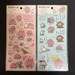 カナヘイ うさぎとピスケ 桃太郎 クリアシール