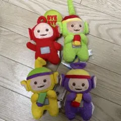 テレタビーズ デフォルメ冬のおめかしマスコット　4種セット コンプリート