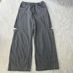 デニム repipi armario ダメージジーンズ M ストレート 柔らかい