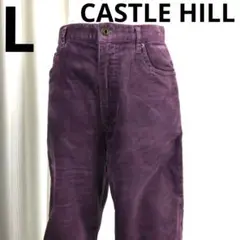 castlehill パープル フレアパンツ レディース ポケットおしゃれ31
